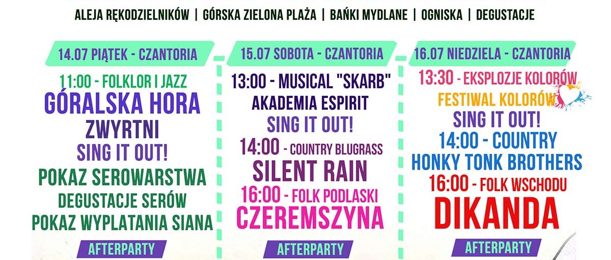 Kolorowe święto góry Czantoria