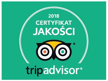 Certyfikat jakości TripAdvisor
